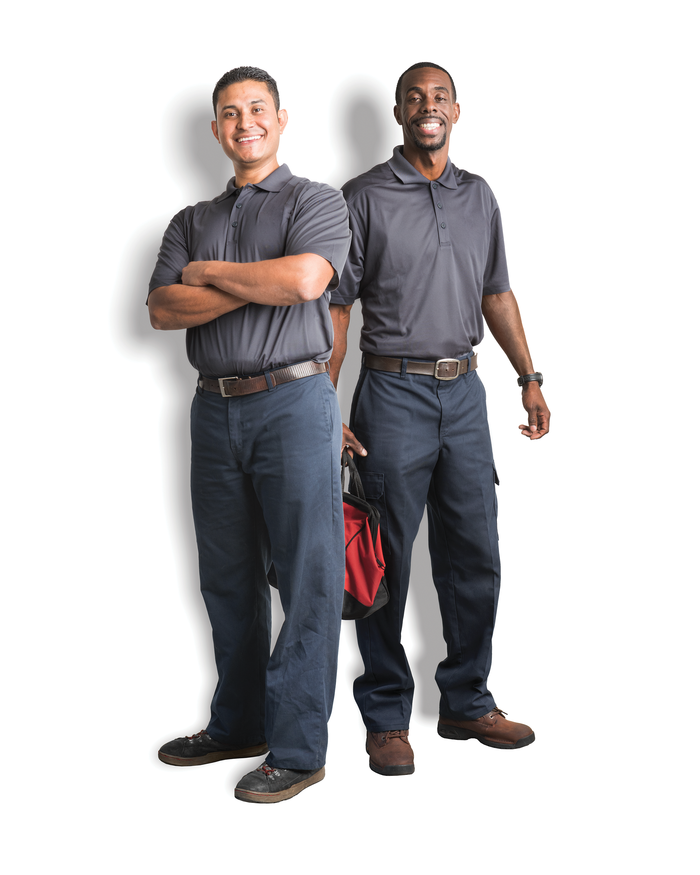 HVAC experts ready for work